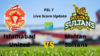 Multan Sultans vs Islamabad United - PSL Live Score screenshot 1