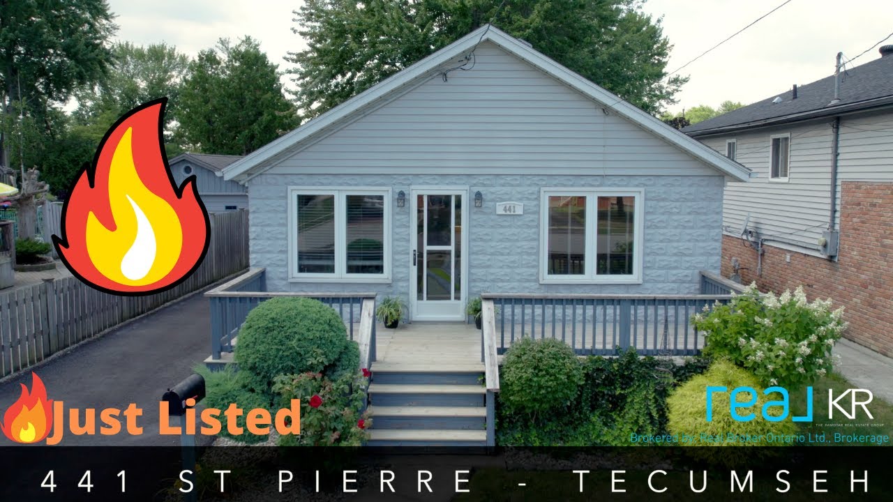 Tecumseh Ontario Home for sale 441 St.Pierre YouTube