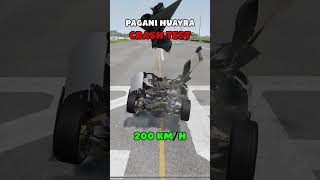 Pagani huayra crash test in BeamNG.drive