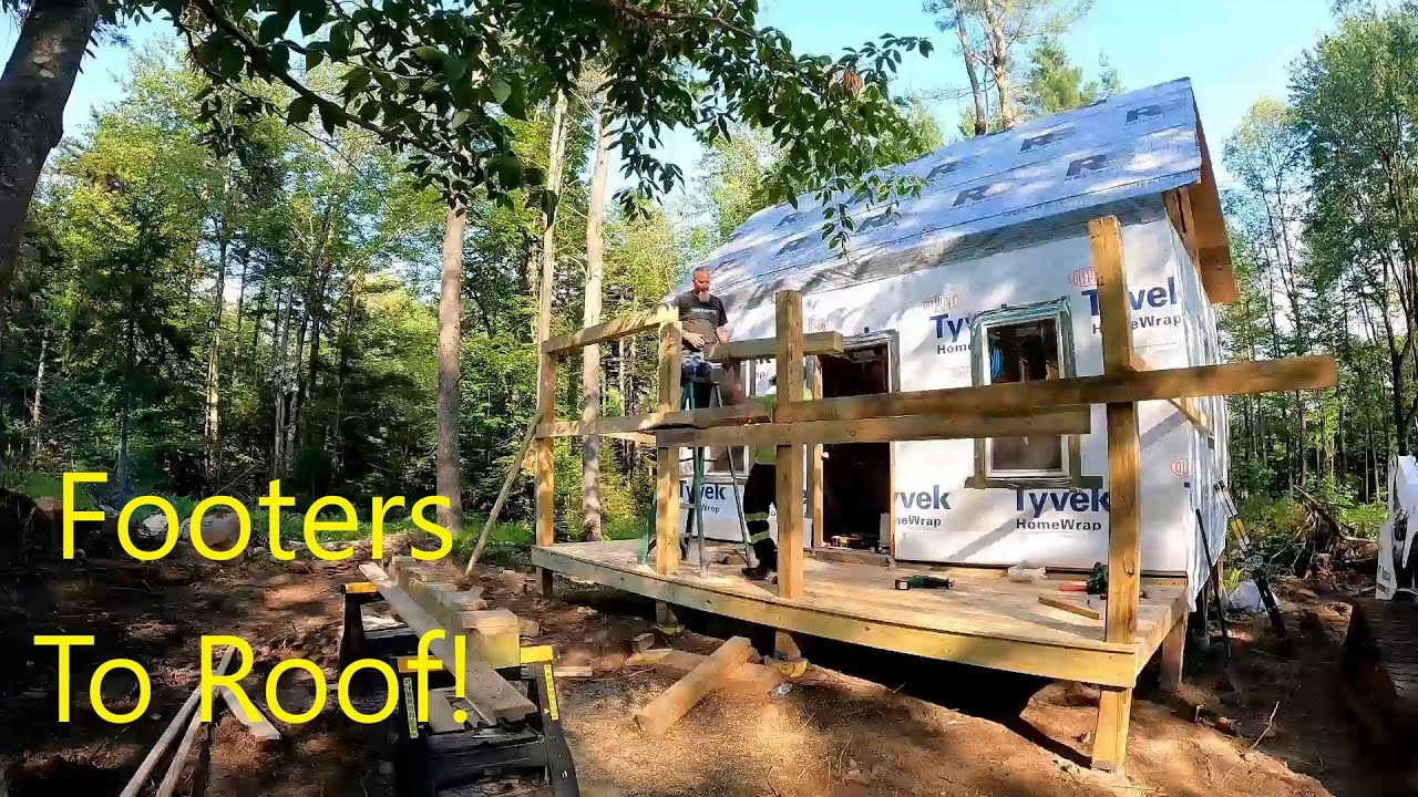 We Got Our Off-Grid Cabin Under Roof for Less Than $8k by Milling Our Own Lumber!