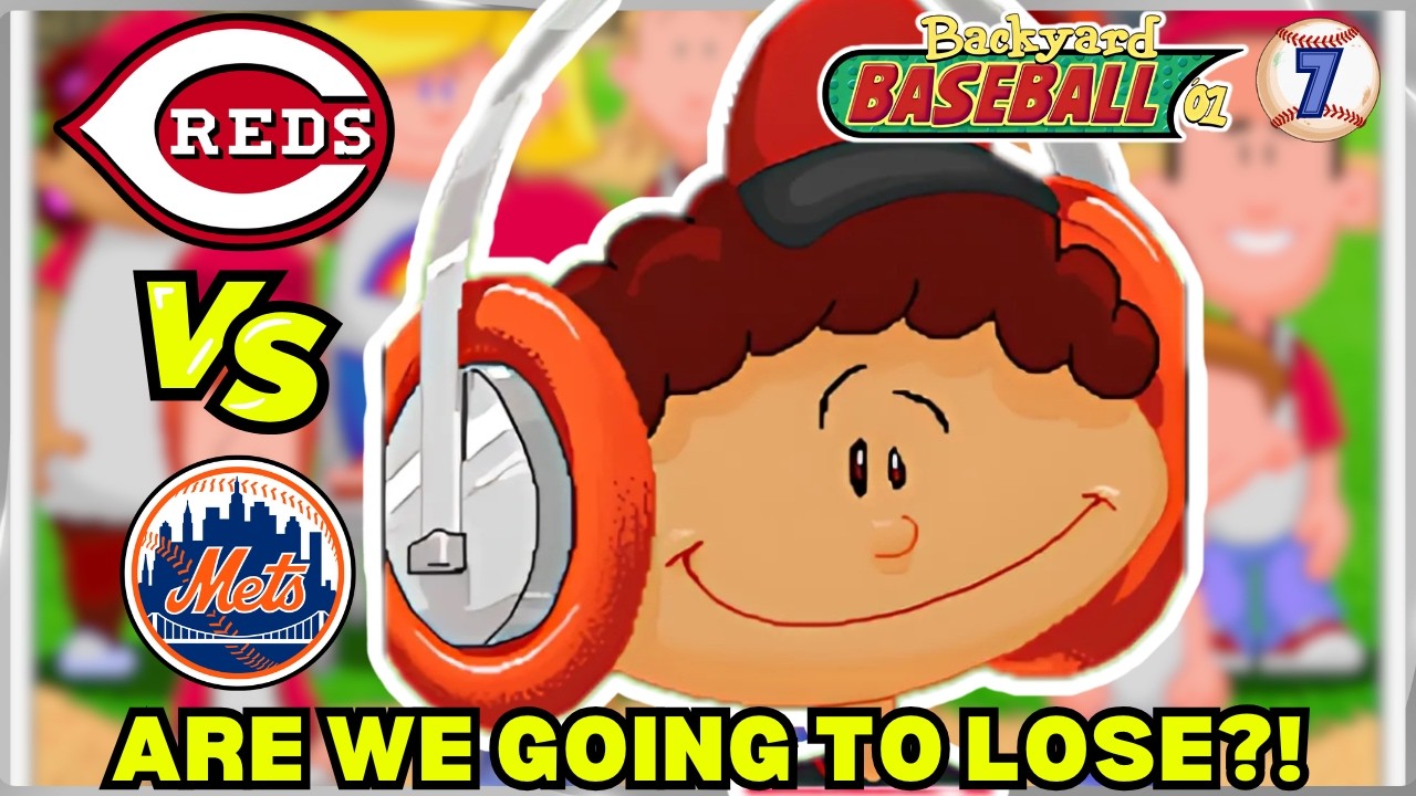 ARE WE GOING TO LOSE?! | Backyard Baseball 2001 Let's Play: Game 7
