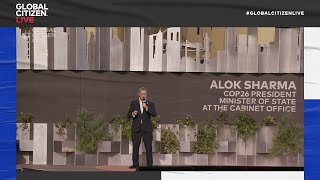 COP26 President Alok Sharma and Bonang Matheba Commit to Defending the Planet | Global Citizen Live