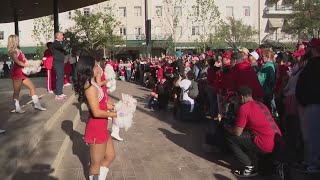 Coogs fans pack pep rally in San Antonio and they were hyped