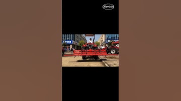 Paddy field leveling mixer can be used with four-wheel drive tractors.