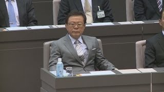 猪瀬都政１年で幕 都議会が辞職に同意