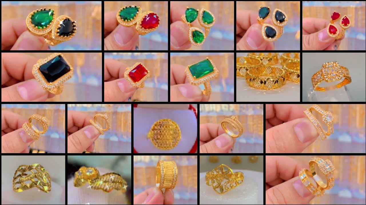 Viral Rings 100+Viral Gold rings for Bride | Bridal Gold rings collecion for women# ...