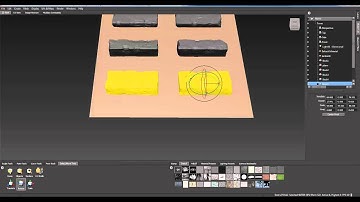 Mudbox Tiled Brick Wall Part 1