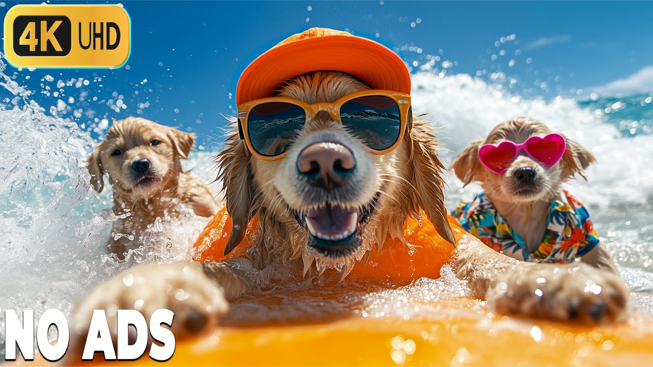 Dog TV: Anti-Anxiety Music & Engaging Videos for Dogs | Keep Dogs Calm & Relaxed 🐶🎵