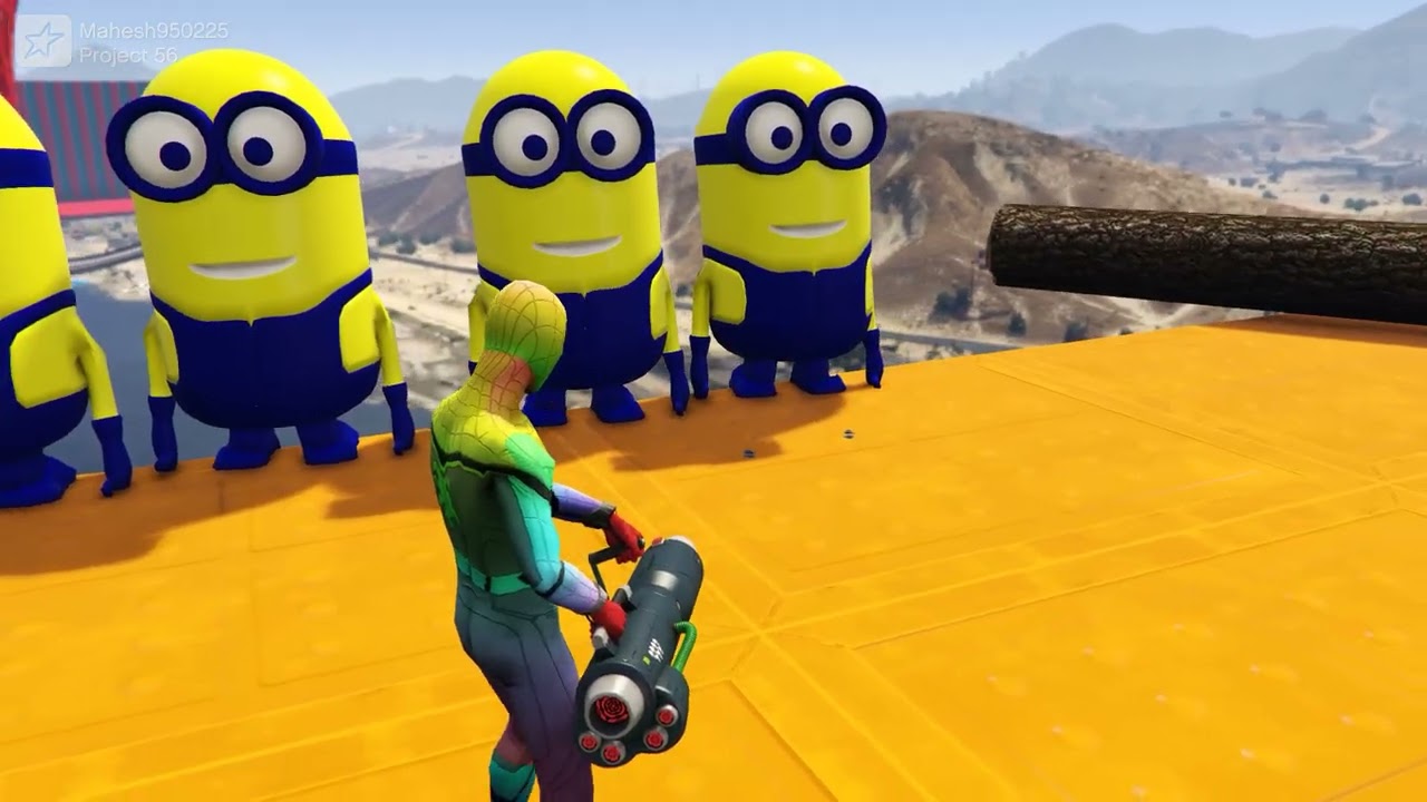 Project 56 Funniest Spider-Man vs Minions Ragdoll Moments Ever 🤣 |  