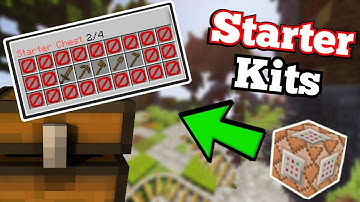How to Make Starter Kits in Minecraft | Command Block Tutorial