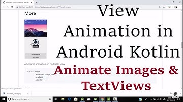 Image View Animation in Android