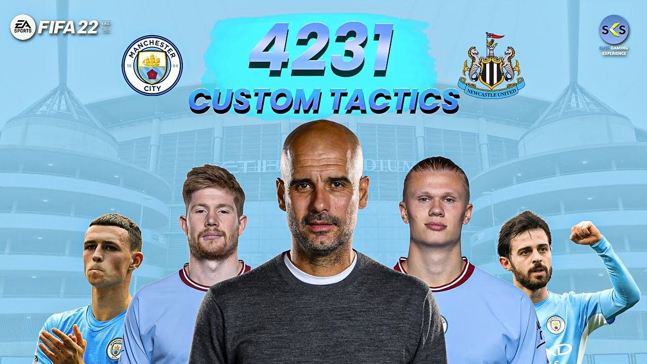 RECREATE MANCHESTER CITY'S 4231 CUSTOM TACTICS FIFA 22 ULTIMATE TEAM