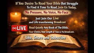 Reading The Bible Together | No Pressure, No Voice, Silent Space | Chapter 75