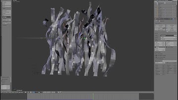 Blender Quick tip,... Using the cloth sim to create an abstract image.