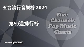 五台流行音樂榜2024 - 第50週排行榜 | 903 專業推介 | 新城勁爆流行榜 | 中文歌曲龍虎榜 | 勁歌金榜 | Chill Club 推介榜