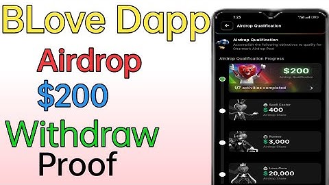 Blove Dapp Airdrop New Big Update || Blove Dapp Airdrop Withdrawal Kaise Kare ⚡⚡