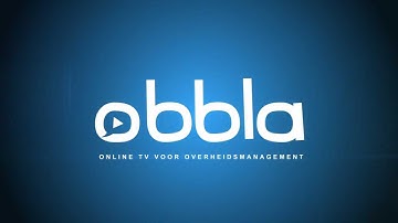 Obbla - online tv voor overheidsmanagement