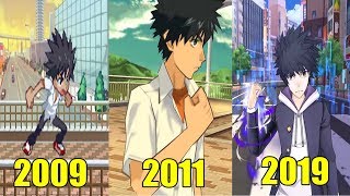 Evolution of A Certain Magical Index Games (2009-2019) とある魔術の 禁書目録 HD