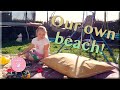 WE BUILT A GIANT SANDPIT IN OUR GARDEN! || UK Family Vlog