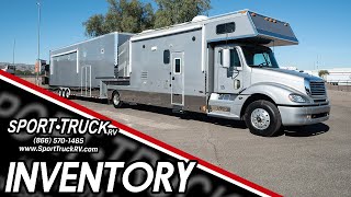 2006 Renegade Sportdeck and matching Renegade IT40LGX Stacker Trailer.