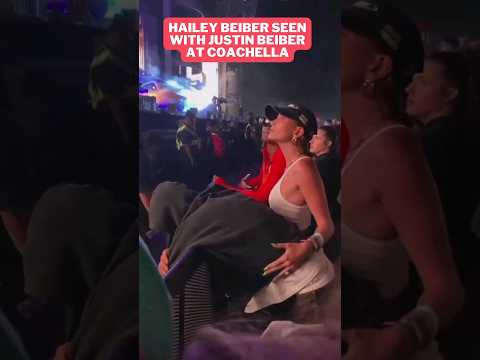 Hailey Beiber seen comforting Justin Bieber at Coachella #justinbieber #haileybieber #shorts #viral