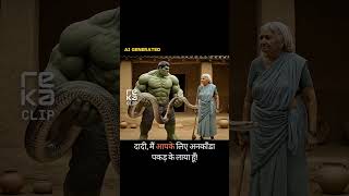 #facts  hulk dekho kua pakad ke laya