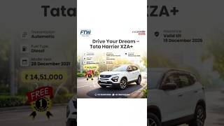 Tata Harrier XZA+ available at Fast Track Wheels – Thane!