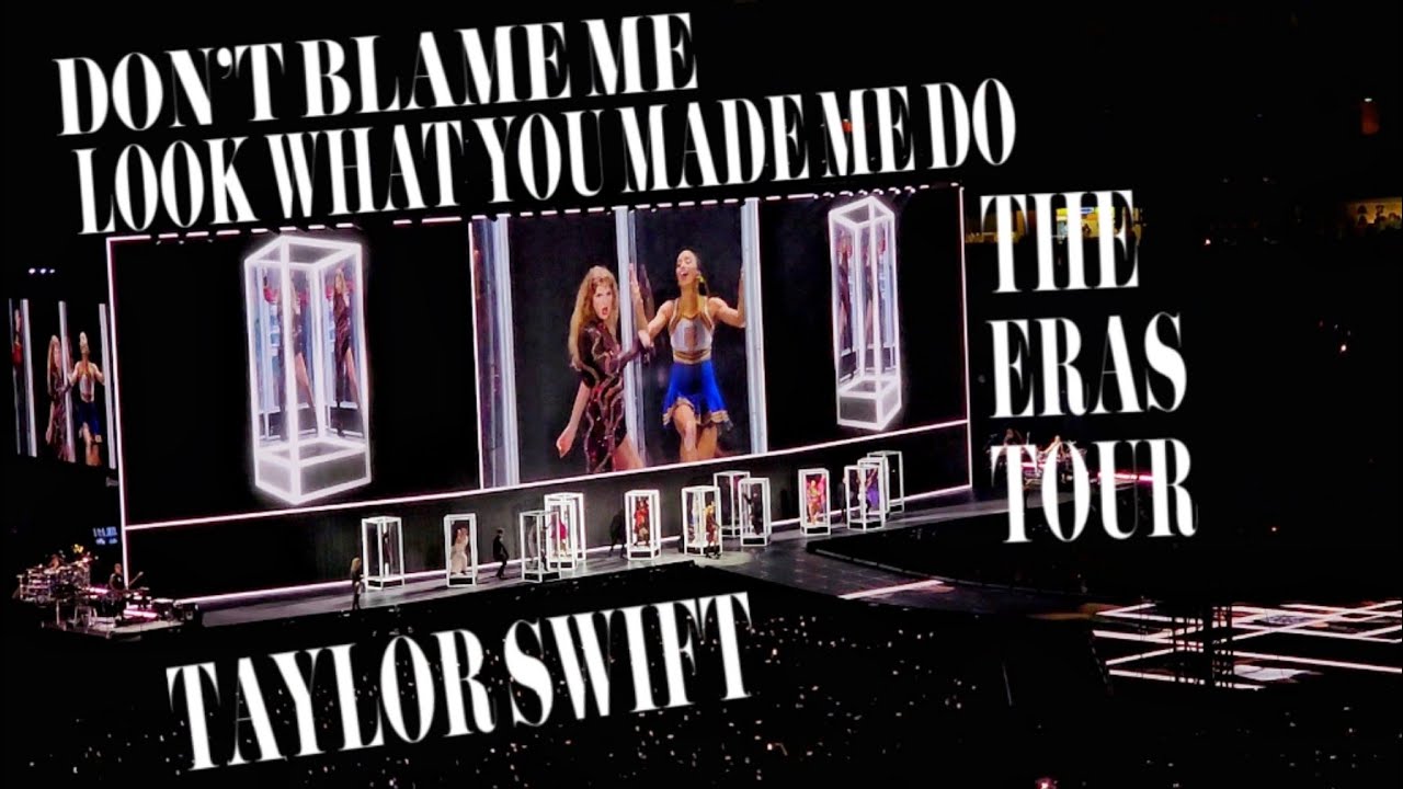 DON'T BLAME ME , LOOK WHAT YOU MADE ME DO  |  THE ERAS TOUR |  TAYLOR SWIFT