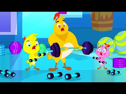 eena-meena-deeka-|-gym-workout-|-funny-cartoon-compilation-|-cartoons-for-children