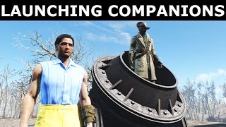 Fallout 4 Contraptions Workshop - Launching Companions Out Of Junk Mortars