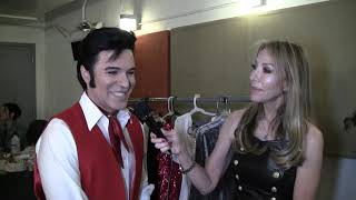 Mindi Miller with Ted Torres Martin at Elvis 68 Comeback Tribute Show