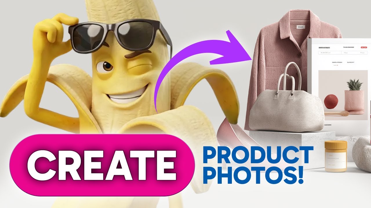 How to CREATE PRODUCT PHOTOS WITH NANO BANANA (Step by Step) - YouTube