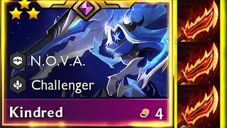 How Broken is 5 Challenger 5 NOVA Kindred ⭐⭐⭐ 3 Star | ft. 3x Guinsoo Jeweled Lotus | TFT SET 17