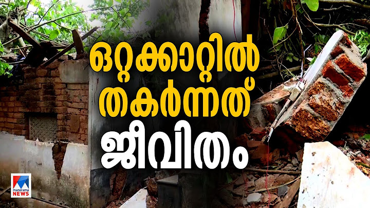 100 വർഷം പഴക്കമുള്ള കുറ്റൻ ആൽമരം, 50 വർഷം പഴക്കമുള്ള വീട് തകർത്തു | Thrissur