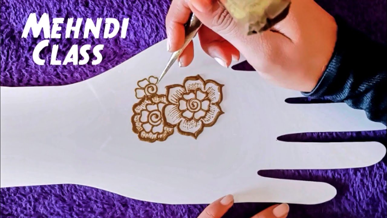 Easy Quick Mehndi Design Class !!! Eid Mehndi For Beginners.