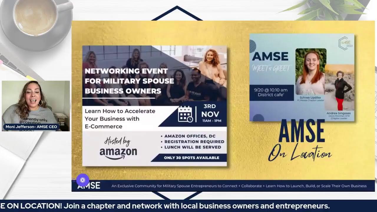 Grab tix today and October Catch Up W/AMSE CEO, Moni Jefferson