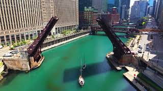 Chicago River Spring Bridge Lift 2026 | Sailboats Through Downtown