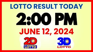 2PM Lotto Result Today June 12, 2024 | 2D,3D Lotto, Swertres