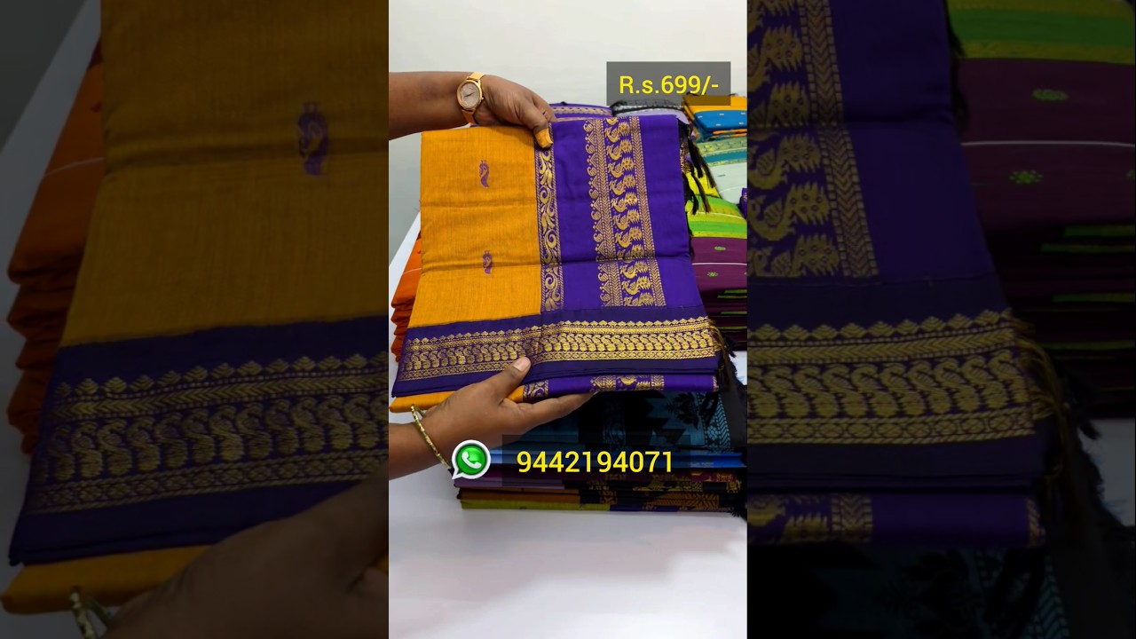 Latest Kalyani Cotton Sarees at just 699/- 