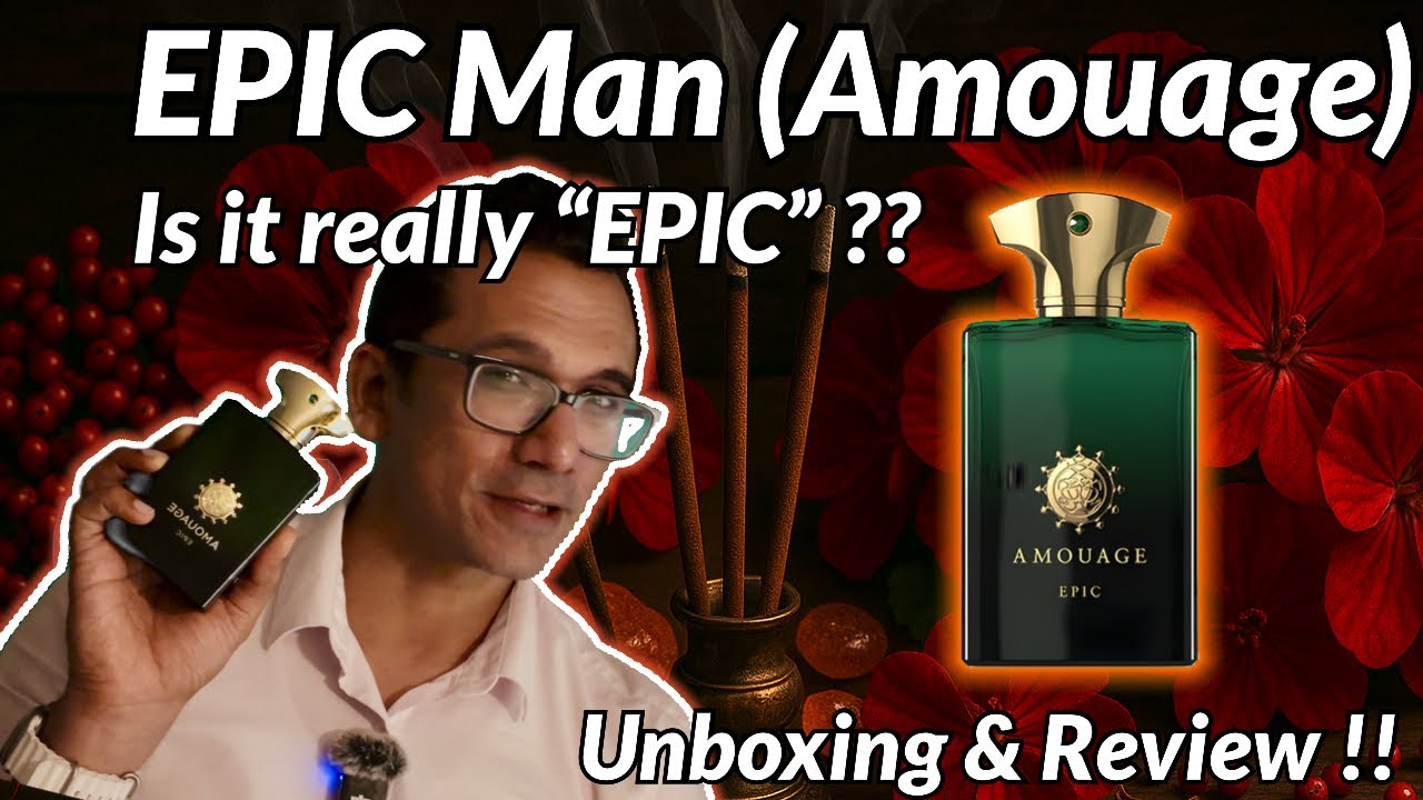 Epic Man by Amouage | Luxury Perfume Review + Unboxing !! 