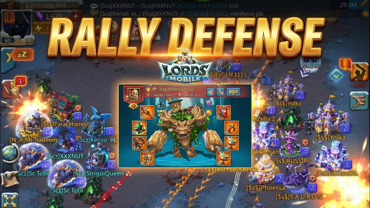 Lords Mobile - Deff rally pakai 23m pasukan?! - YouTube