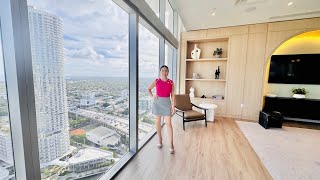 Renting Miami 🖤 New Brickell Apartments With Great Amenities at Modera Riverside Full Property Tour 