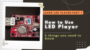 How to use LED player Software | P10 LED Display Style | Special Effects on LED Display