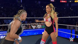 WWE 2K24 - Ivy Nile and Maxxine Dupri VS Zoey Stark and Shayna Baszler