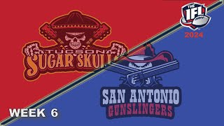 2024 IFL Football Highlights Week 6 - Tucson Sugar Skulls at San Antonio Gunslingers