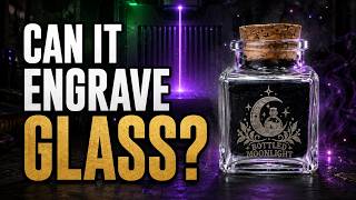 Engraving on glass using my xTool f2 ultra UV