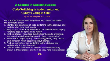 Code Switching in Action   Andy and Cyndy