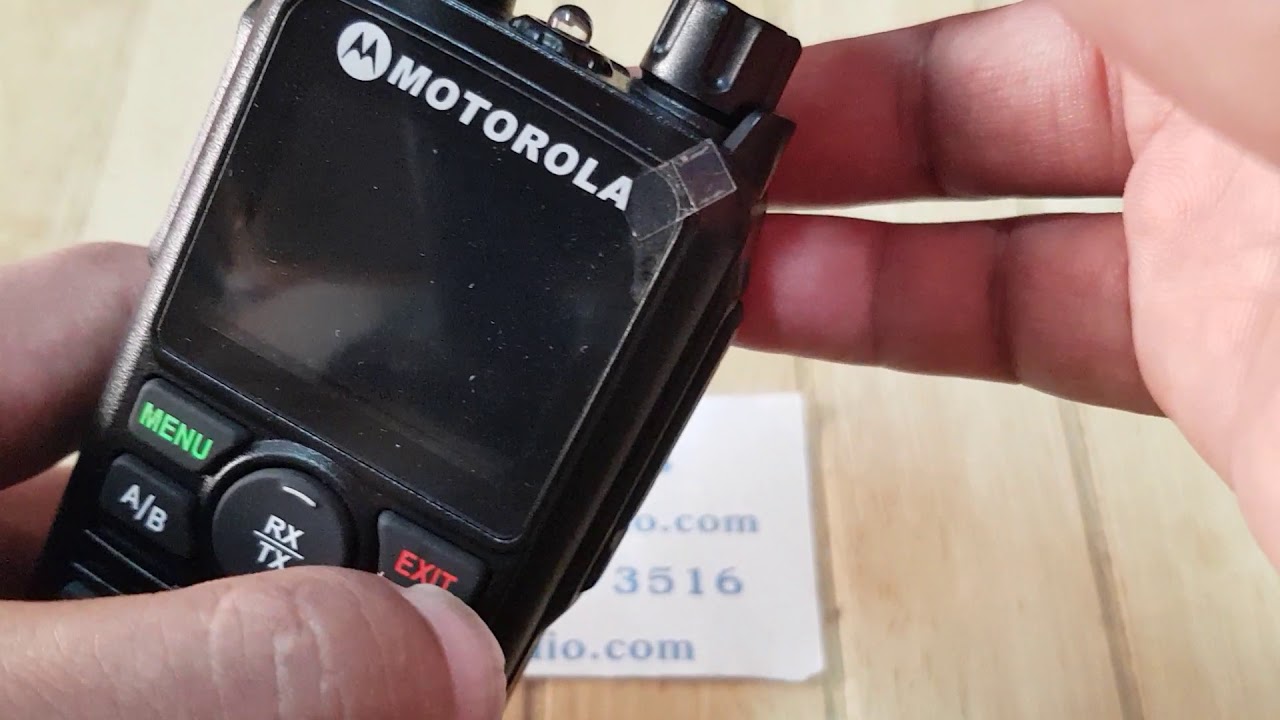 วิธีสแกน Motorola gp888