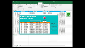 ELIMINAR UNO O VARIOS ITEMS LISTBOX EXCEL VBA