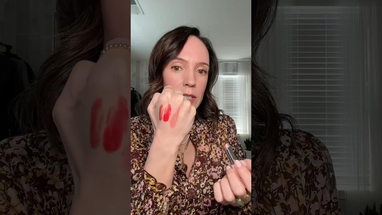 Favorite sheer red lip colors
